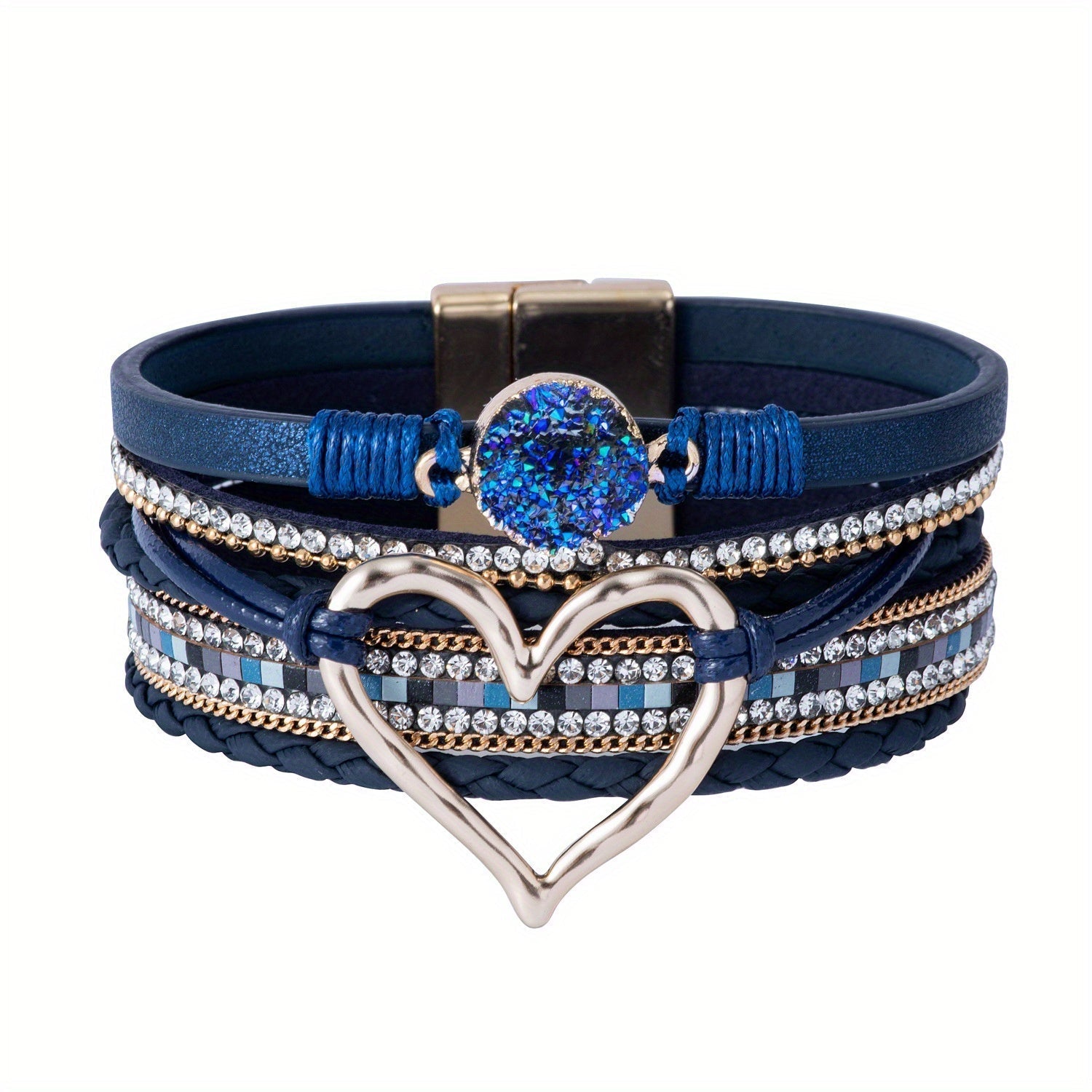 Boho Multilags Kožni Narukvica