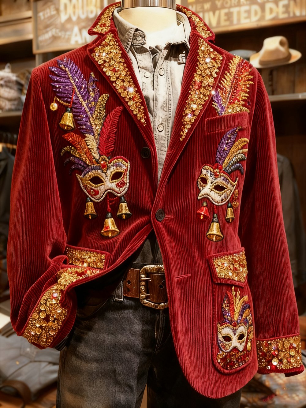 Muška sportska jakna od kordura s printom Kölner karnevala