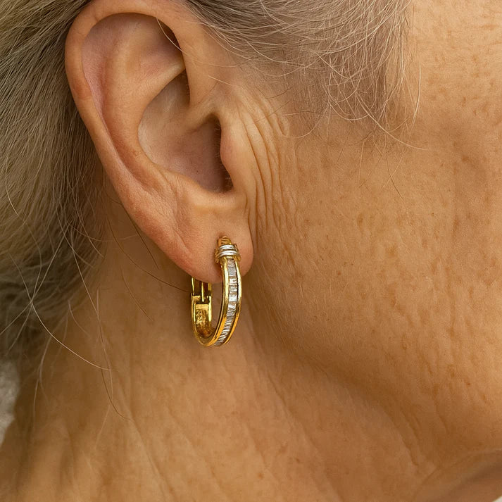 Vintage Naušnice u Zlatu i Dijamantima