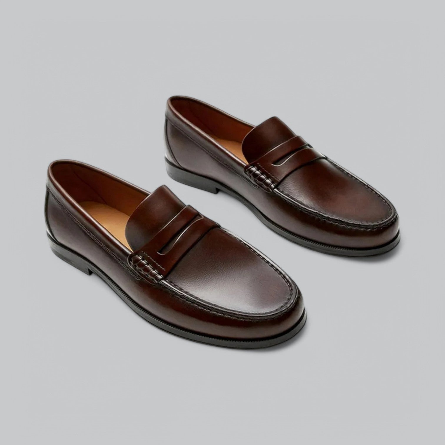 Chic Kožne Penny Loaferice