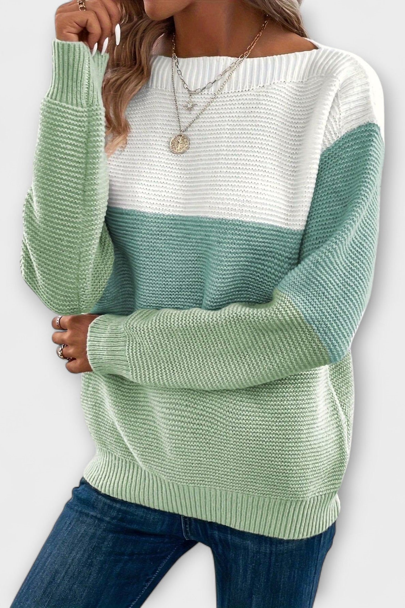 Clara | Patchwork džemper