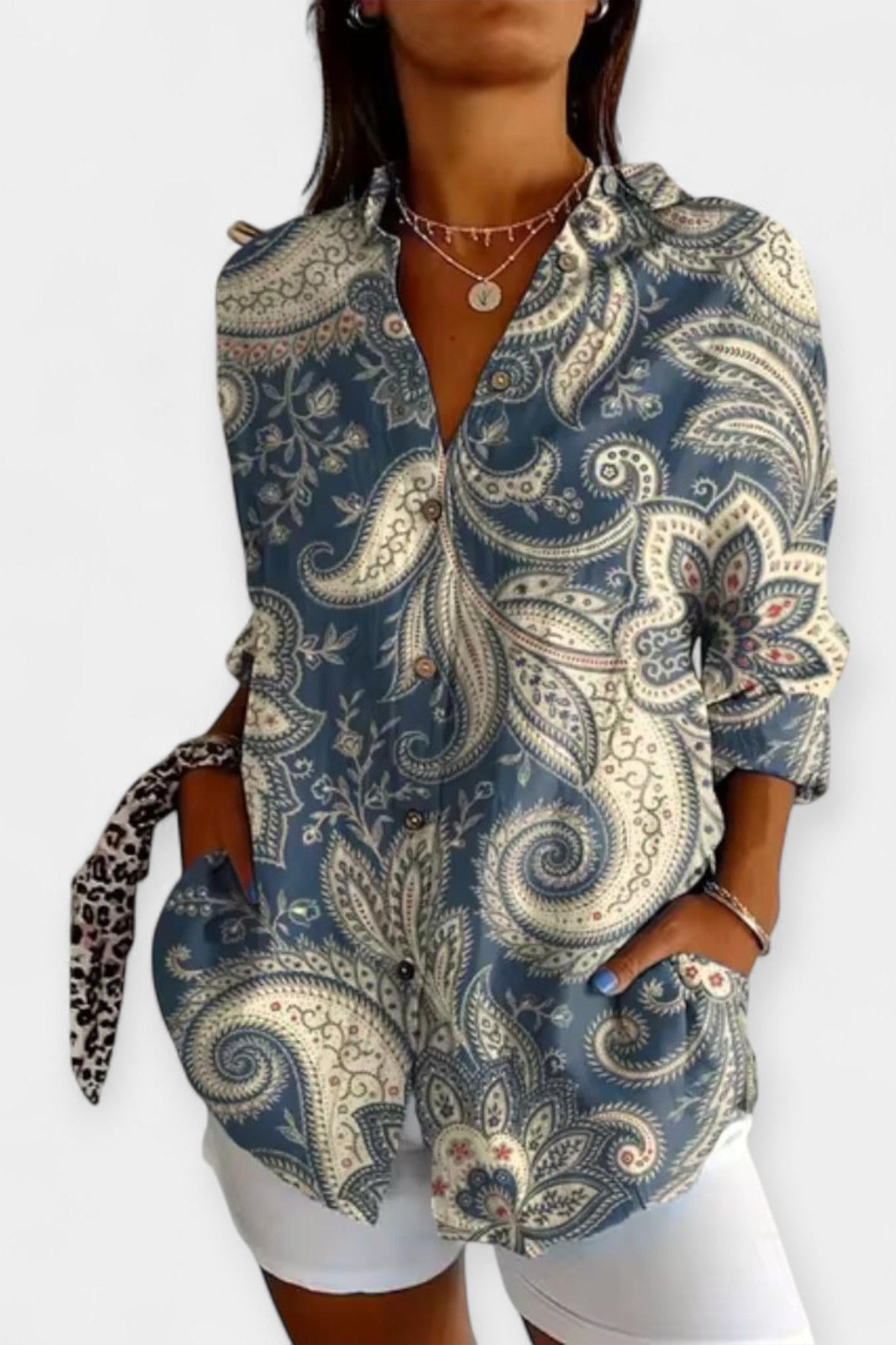 Frida | Košulja s cvjetnim uzorkom