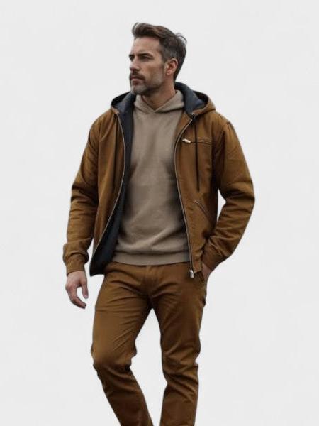 Gaspard™ | Stilizirana Hoodie jakna s patentnim zatvaračem