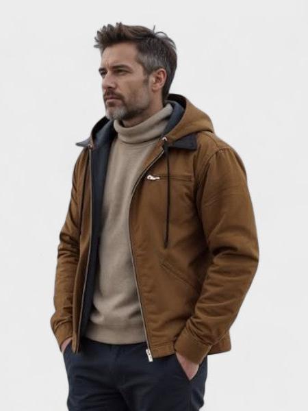 Gaspard™ | Stilizirana Hoodie jakna s patentnim zatvaračem