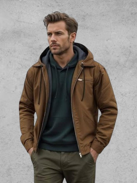 Gaspard™ | Stilizirana Hoodie jakna s patentnim zatvaračem