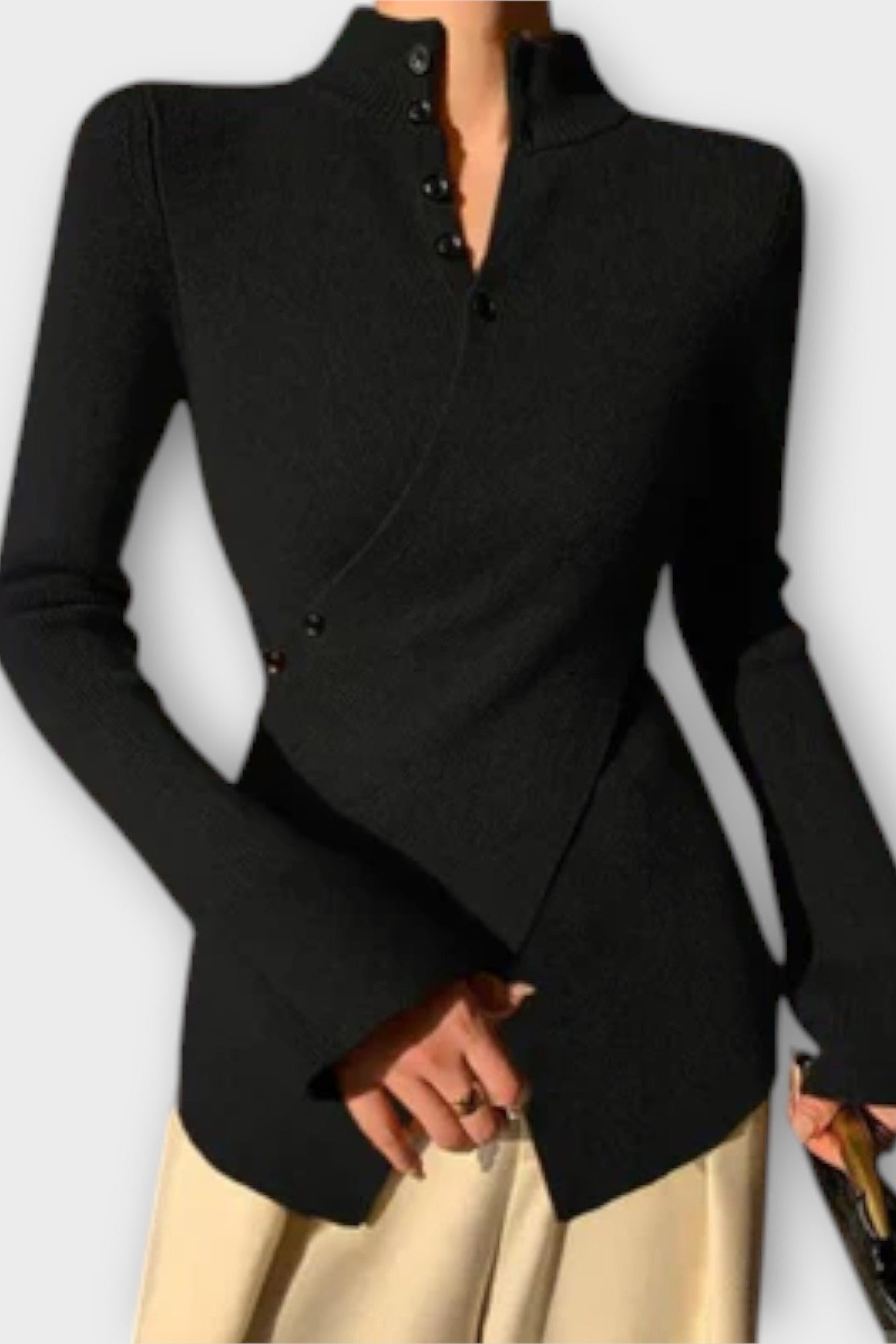 Gry | Crni pleteni pulover