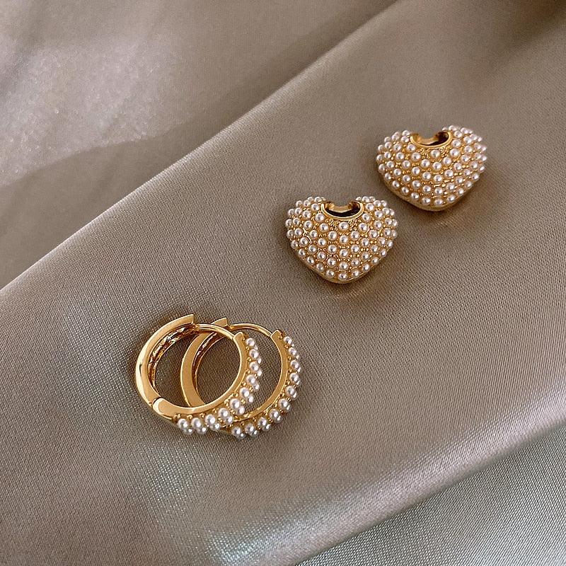 Zlatne perle naušnice