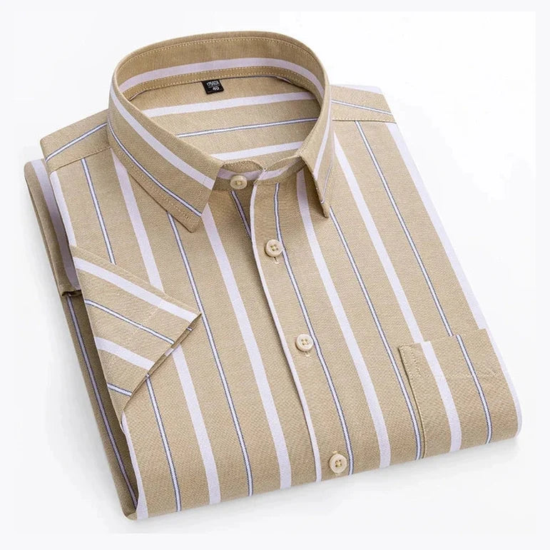 Kasper™ | Kratki rukav Katoonska košulja