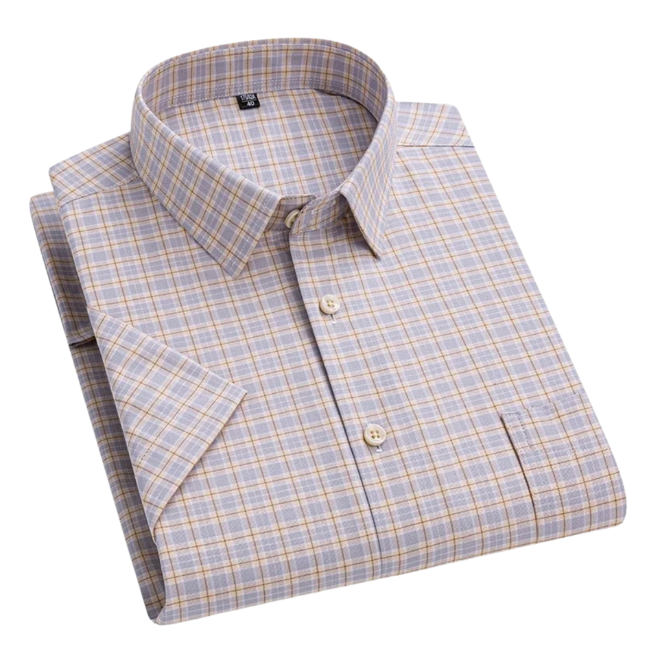 Kasper™ | Kratki rukav Katoonska košulja