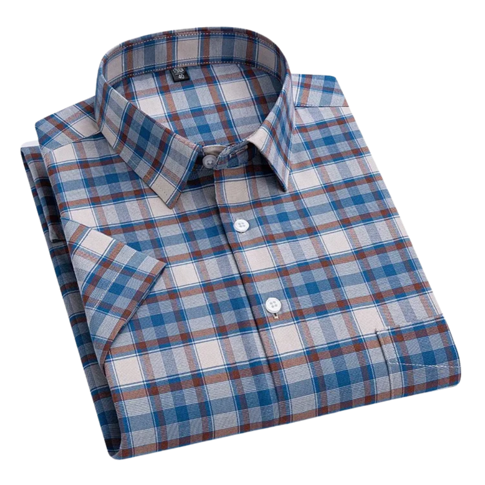 Kasper™ | Kratki rukav Katoonska košulja