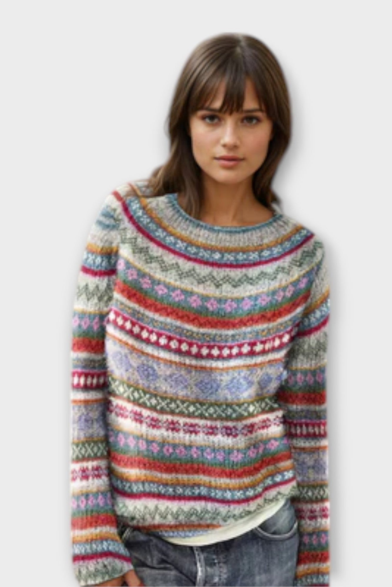 Malene | Retro Pulover