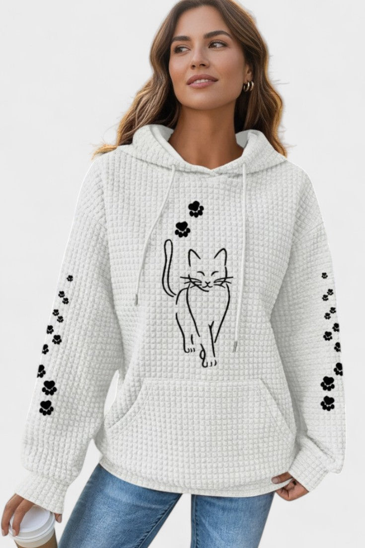 Malou™ | Topla majica s kapuljačom