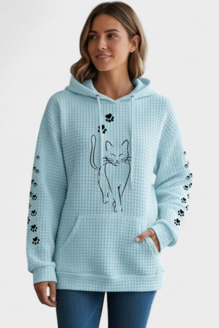 Malou™ | Topla majica s kapuljačom