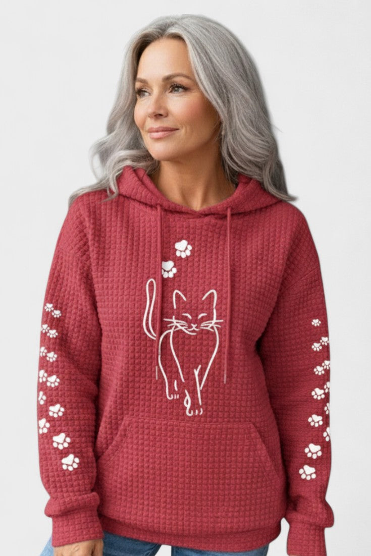 Malou™ | Topla majica s kapuljačom