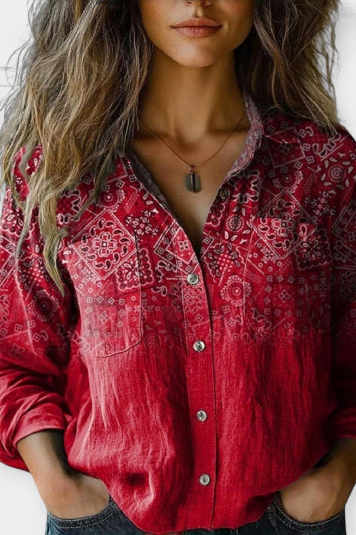 Mille | Vintage uzorak bluza