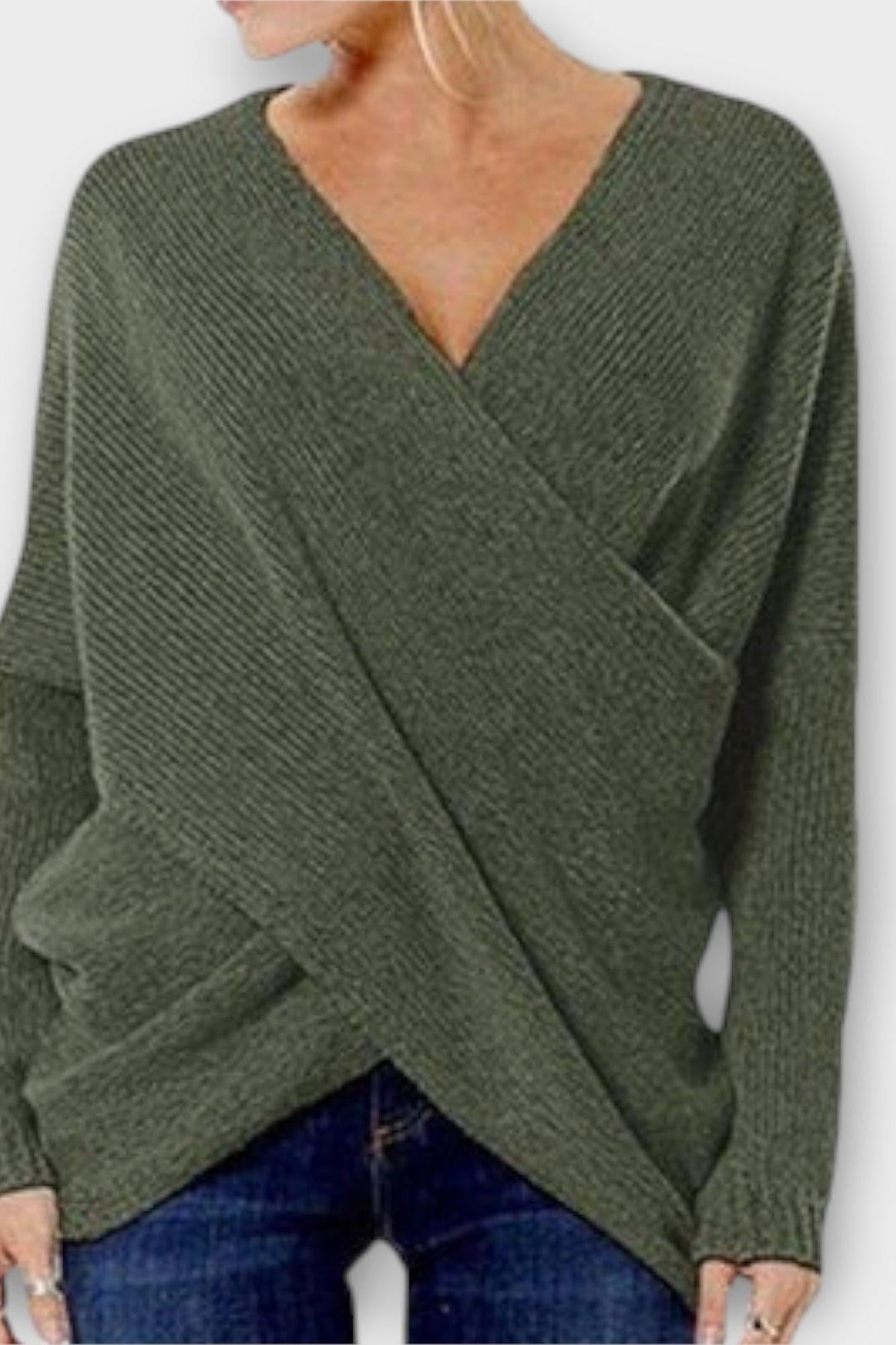 Olivia | V-izrez pulover