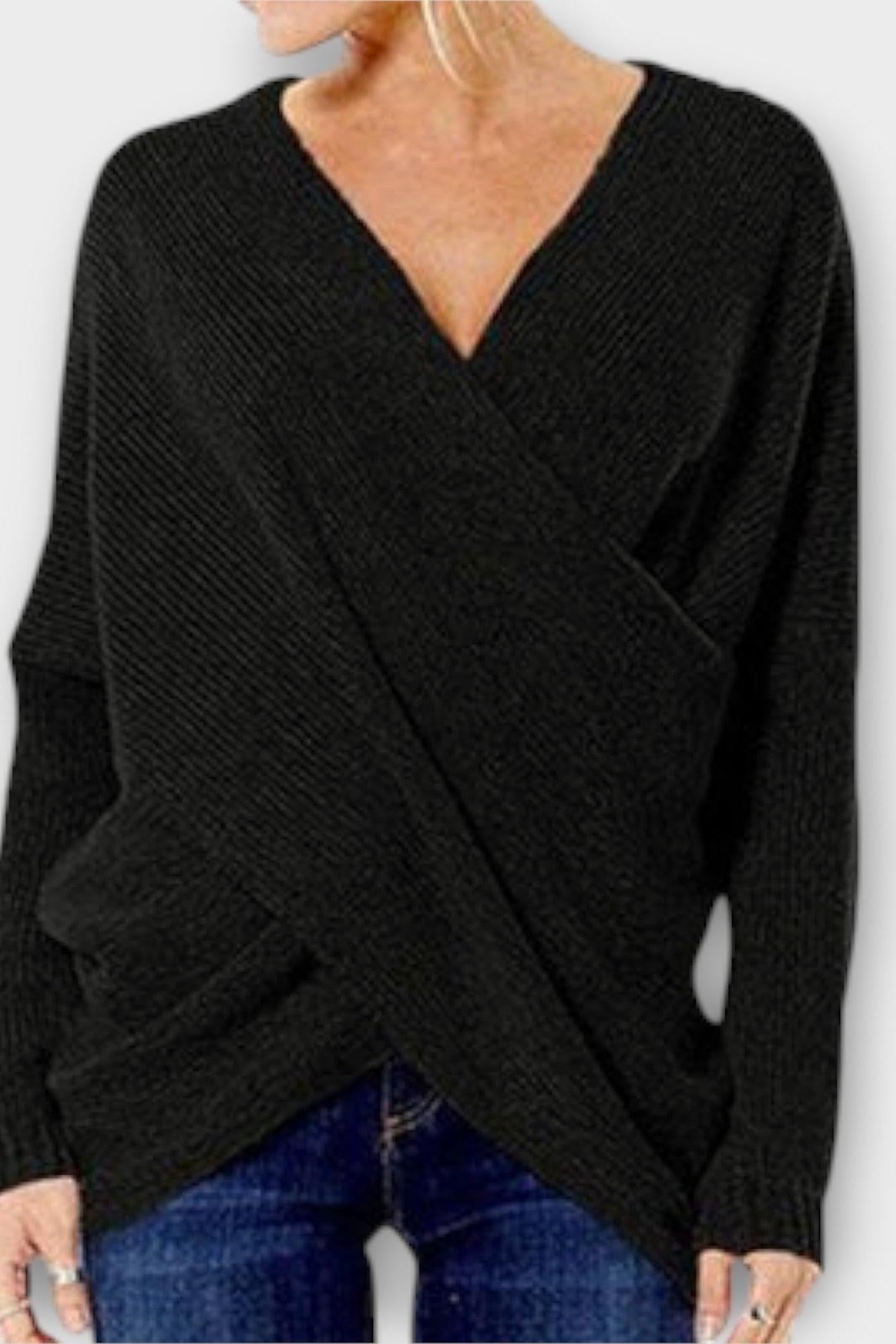 Olivia | V-izrez pulover