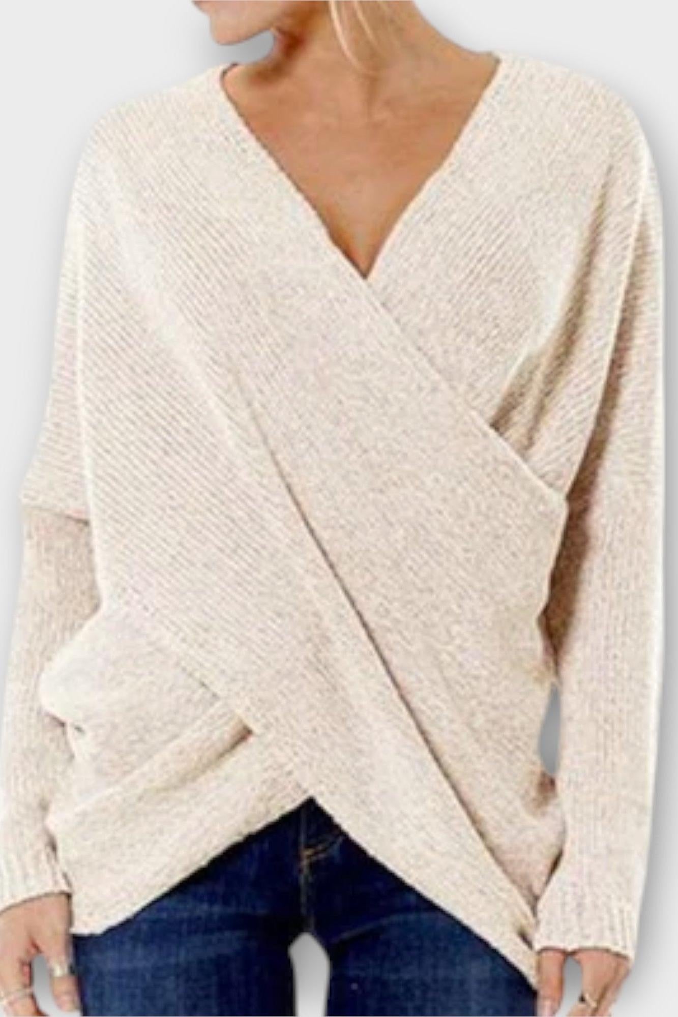Olivia | V-izrez pulover