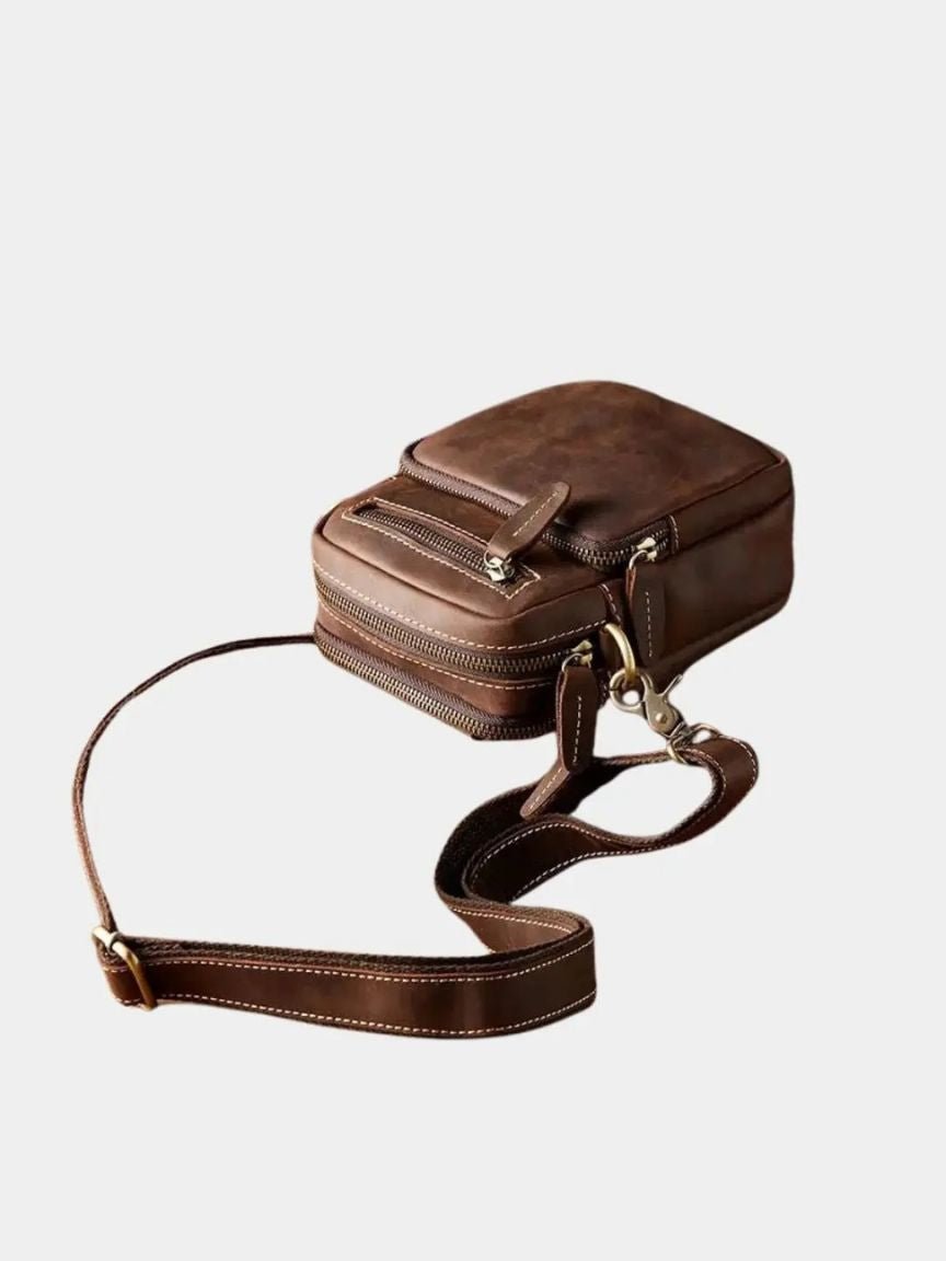 Rene™ | Retro Kožna Torba za Ramena