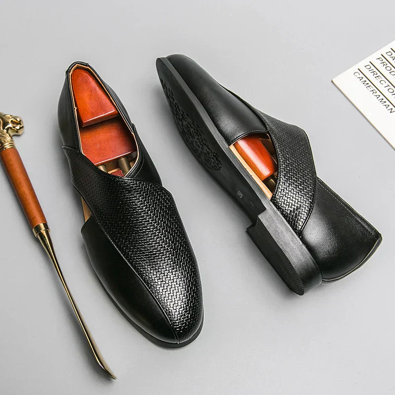 Vintage Kožne Loafers
