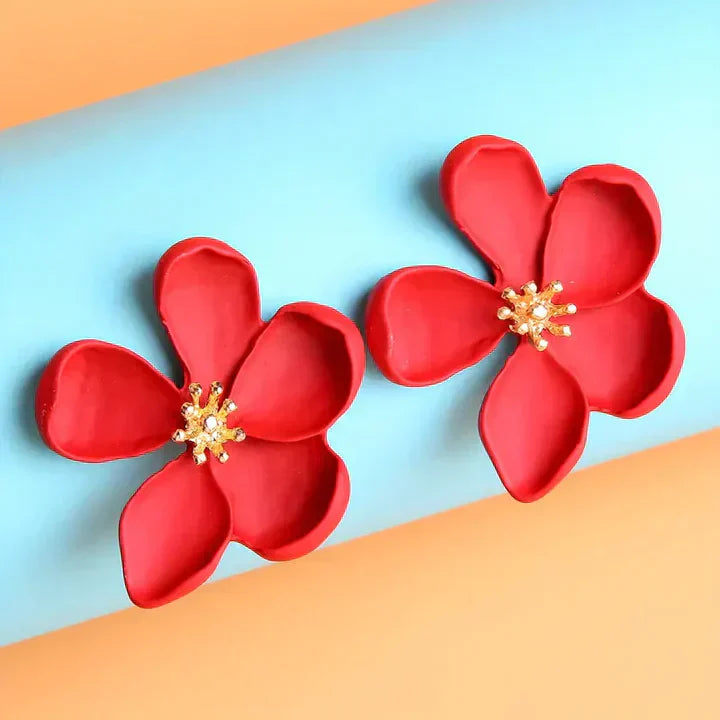 Zlatne cvjetne naušnice