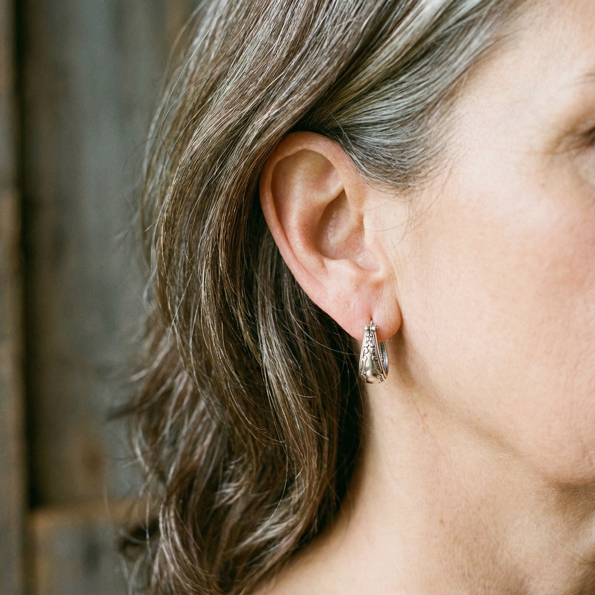 Vintage Mandala Naušnice u Srebru