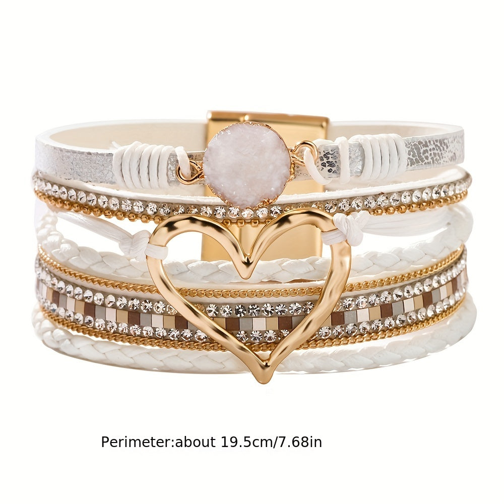 Boho Multilags Kožni Narukvica