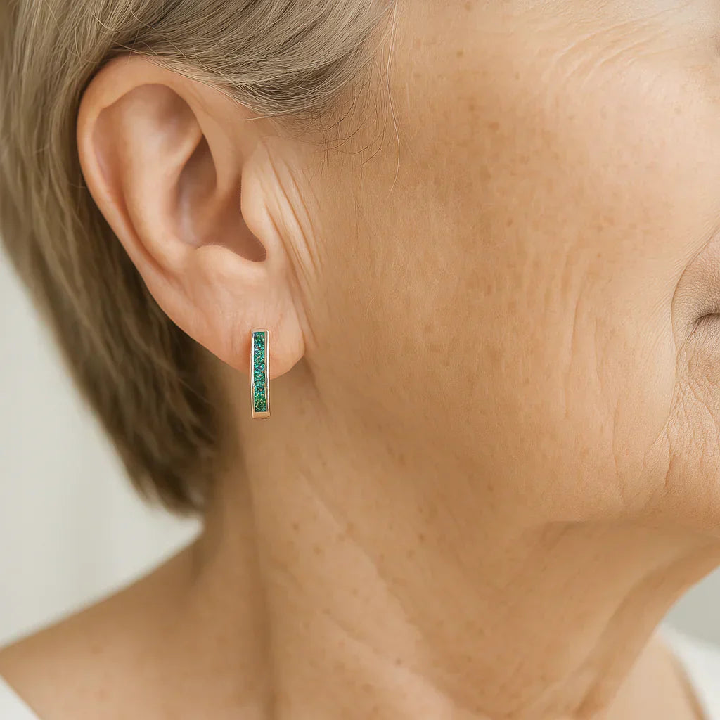 Naušnice od Smaragda i Dijamanta u Zlatu