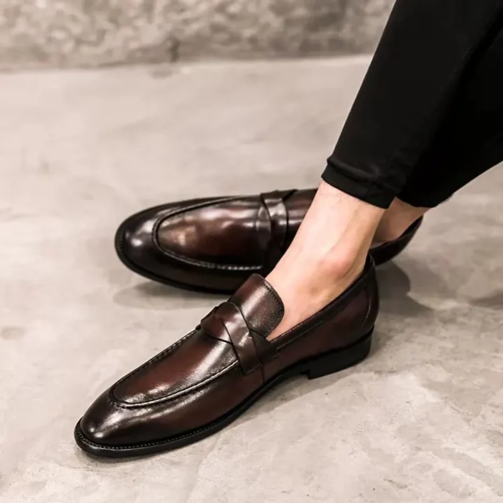 Chic Kožne Loaferice