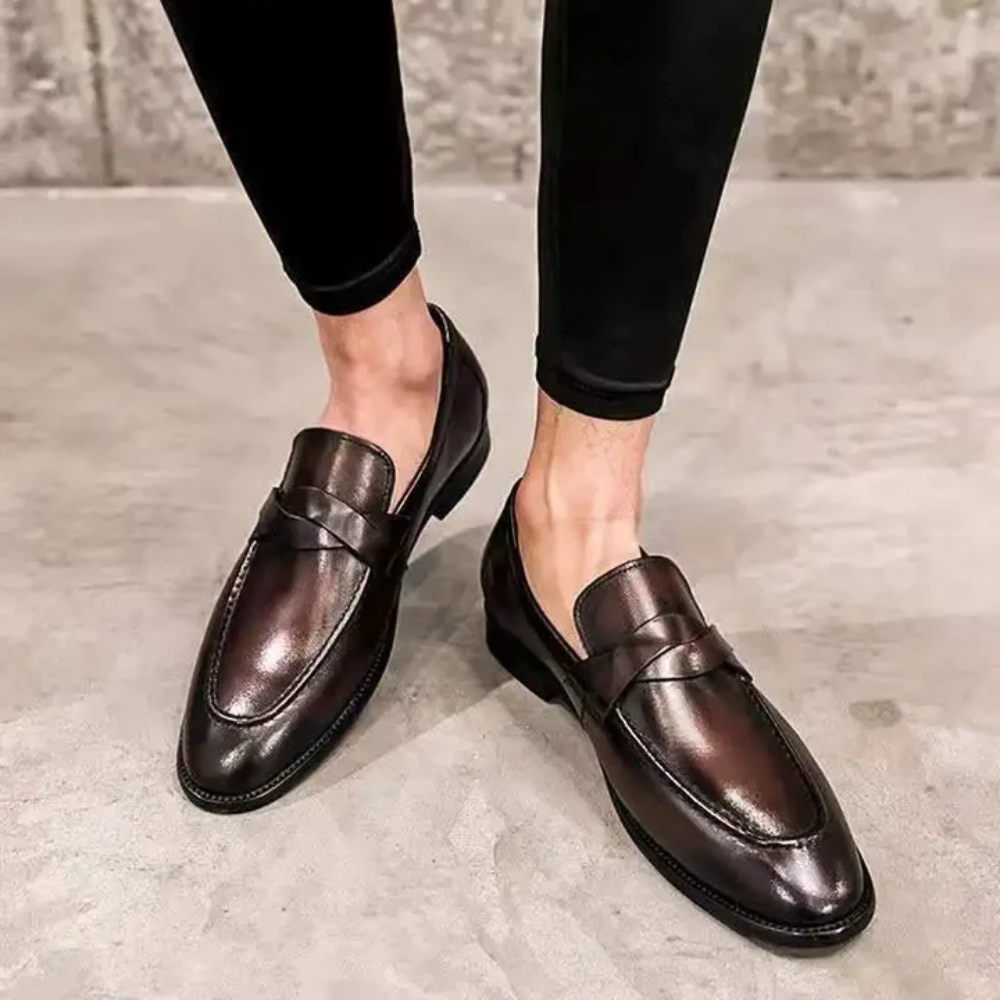 Chic Kožne Loaferice