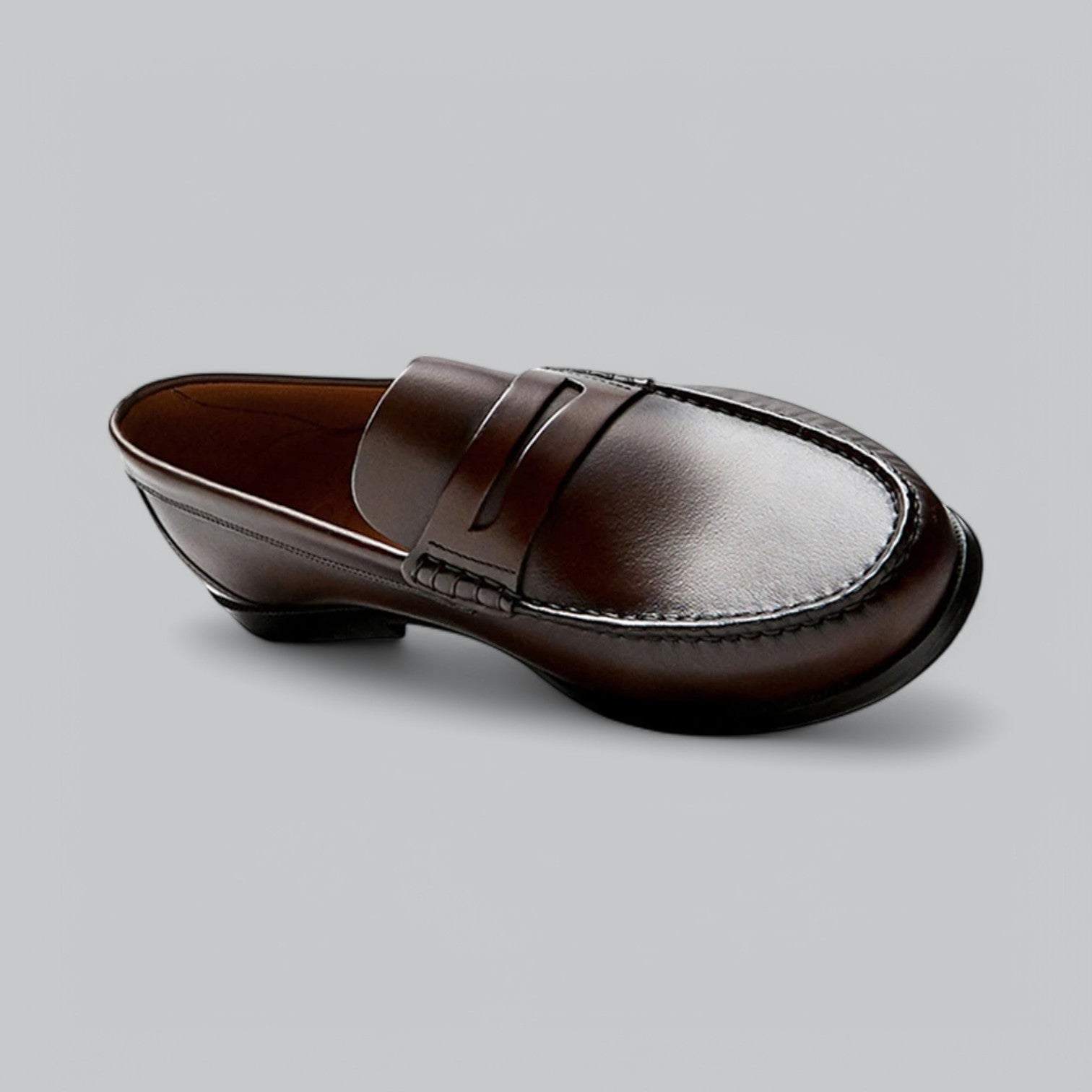 Chic Kožne Penny Loaferice