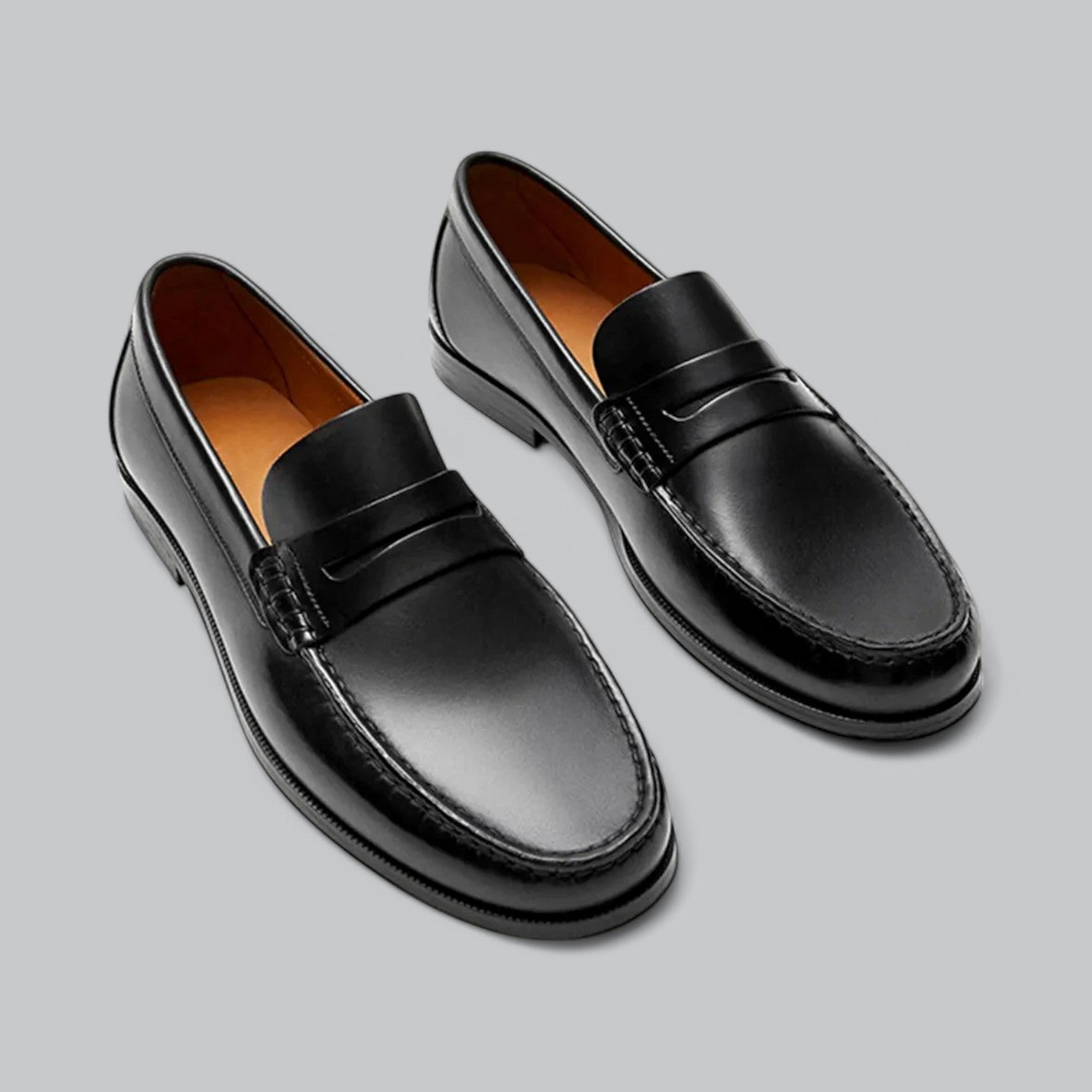 Chic Kožne Penny Loaferice