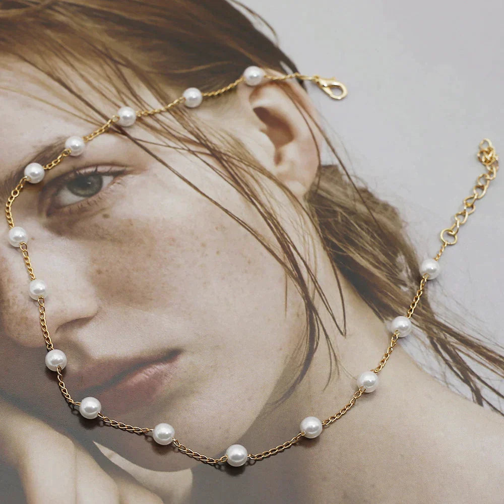 Lille biserni ogrlica u zlatu