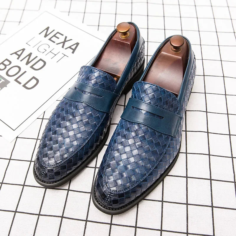 Elegantni Woven Loafers