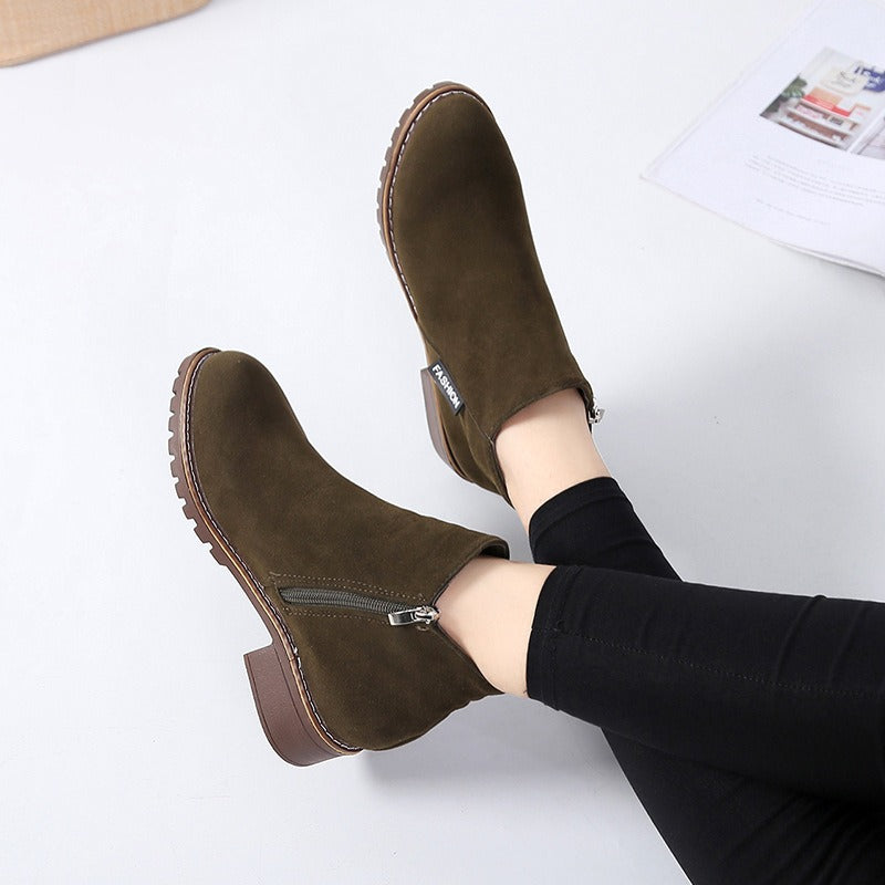 Emilia™ | Klasične zimske čizme s niskom petom