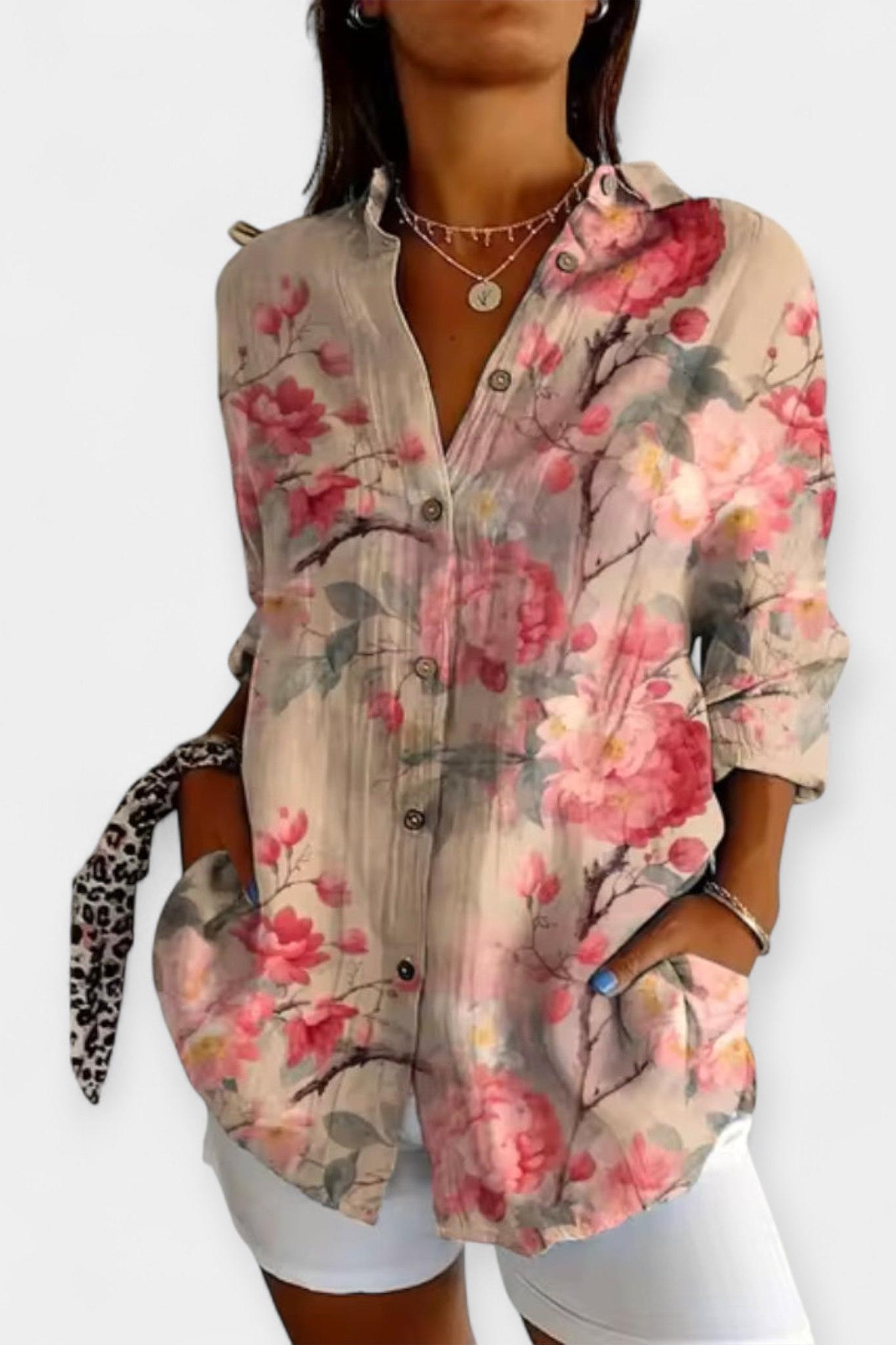 Frida | Košulja s cvjetnim uzorkom