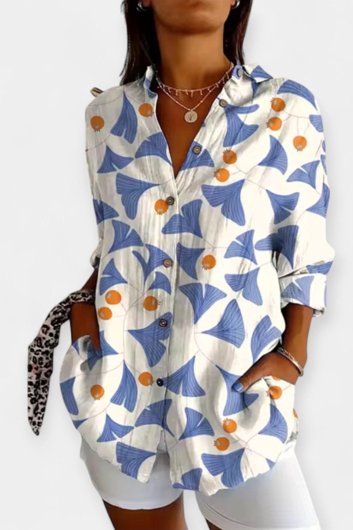 Frida | Košulja s cvjetnim uzorkom