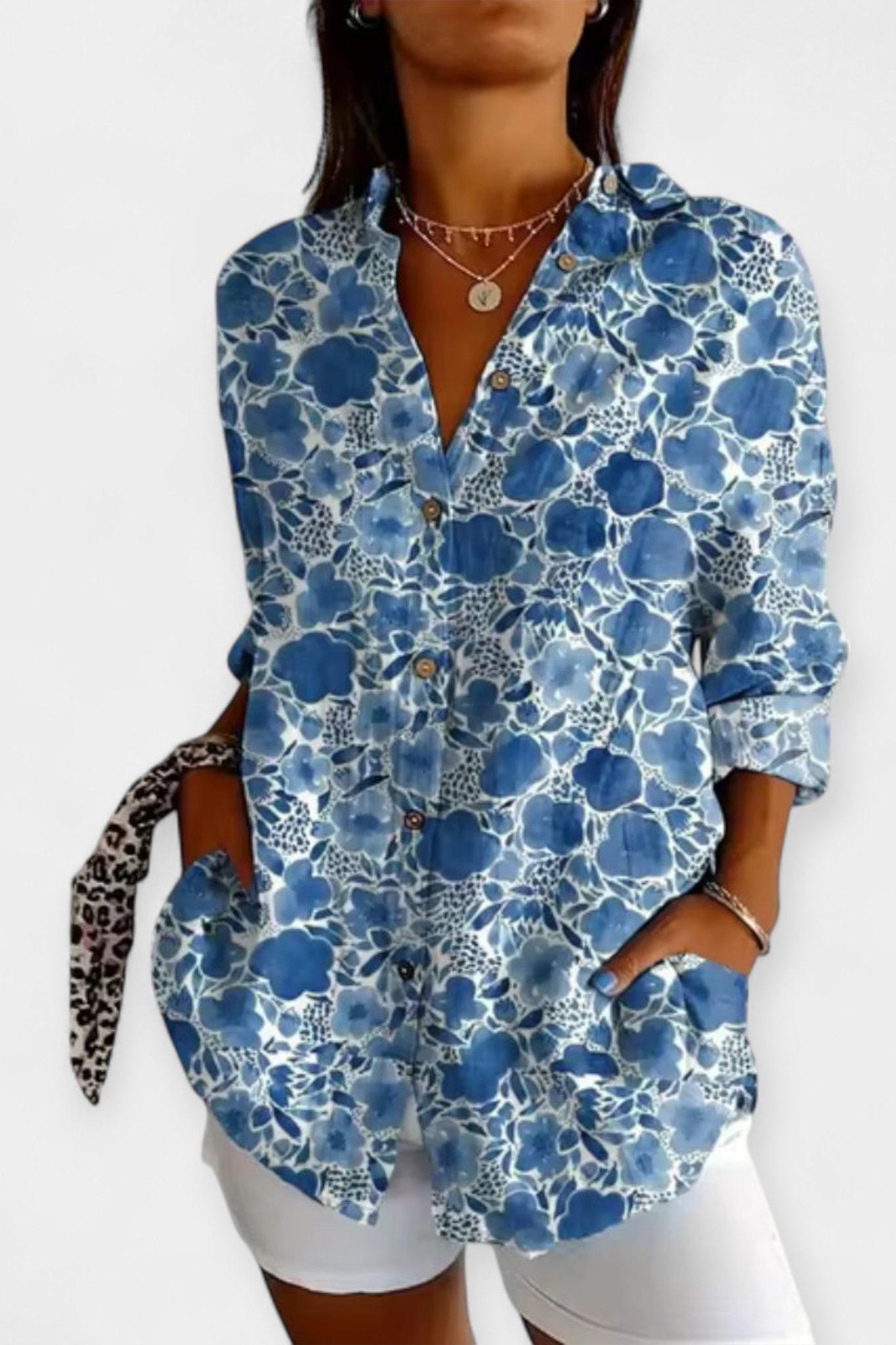 Frida | Košulja s cvjetnim uzorkom