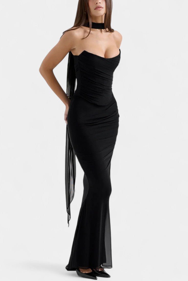 Ida | Dekorativna mrežasta haljina