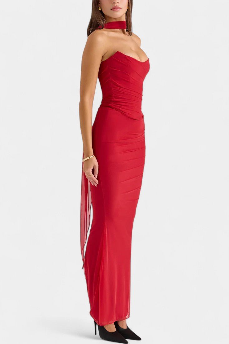 Ida | Dekorativna mrežasta haljina