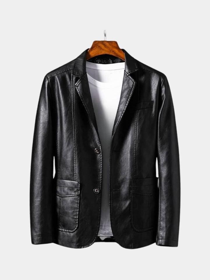 Jonas™ | Karamelno smeđa kožna jakna