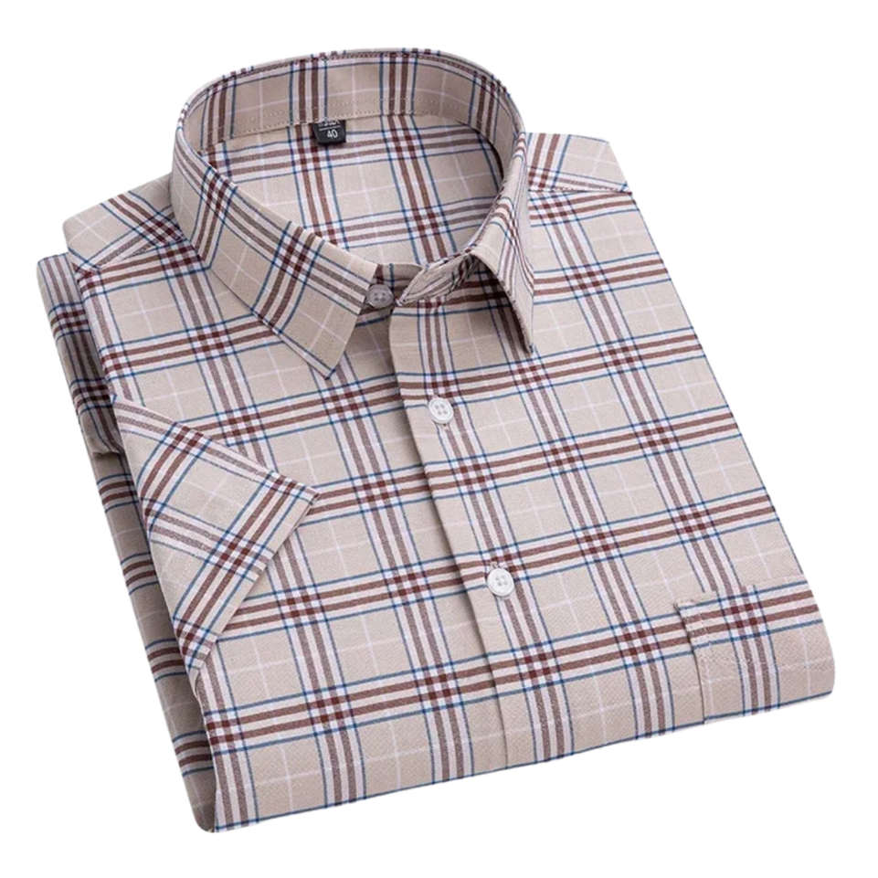 Kasper™ | Kratki rukav Katoonska košulja