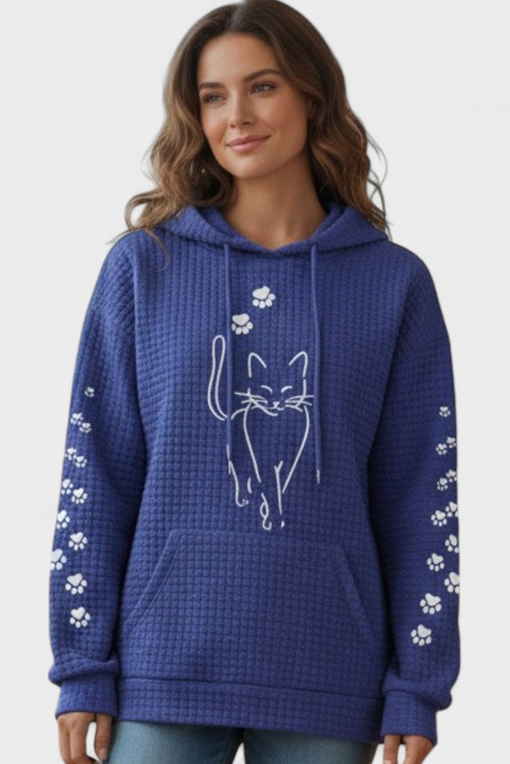 Malou™ | Topla majica s kapuljačom