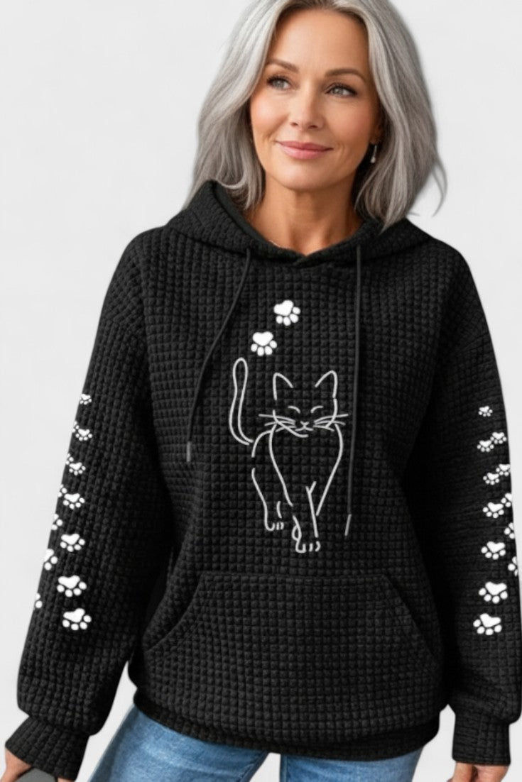 Malou™ | Topla majica s kapuljačom