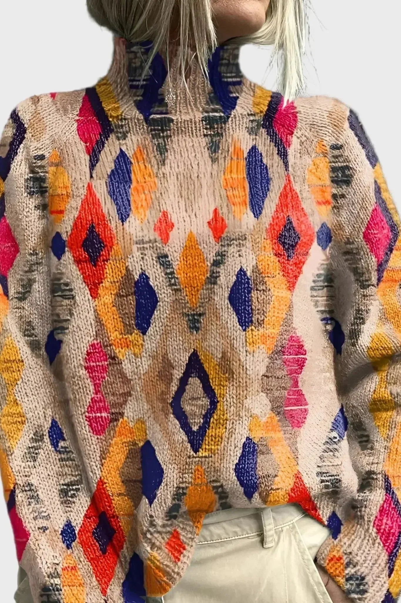 Nanna | Geometrijski pulover