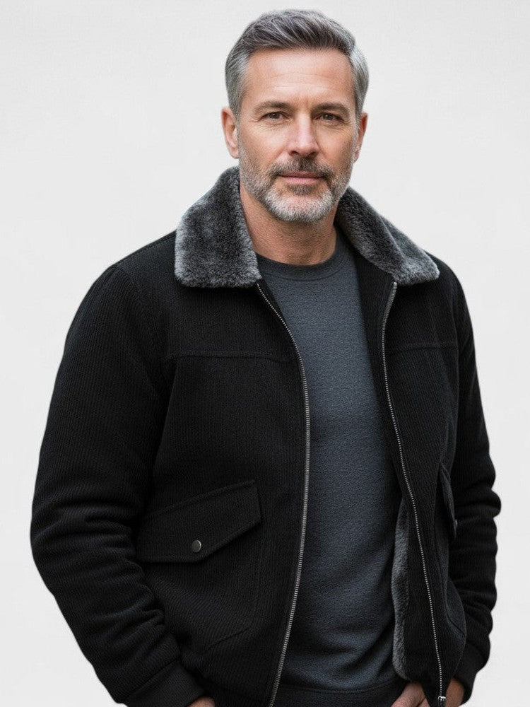 Norbert™ | Bomber jakna s umjetnim krznom