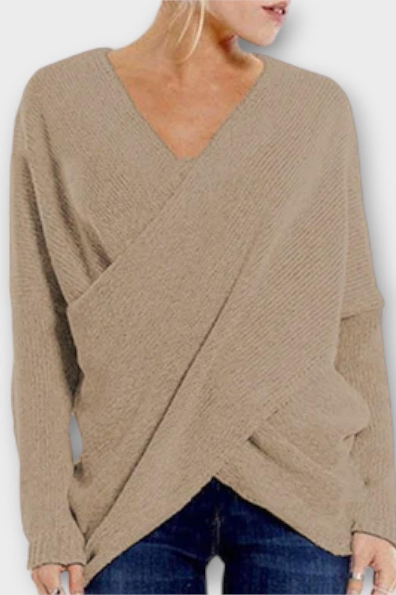 Olivia | V-izrez pulover