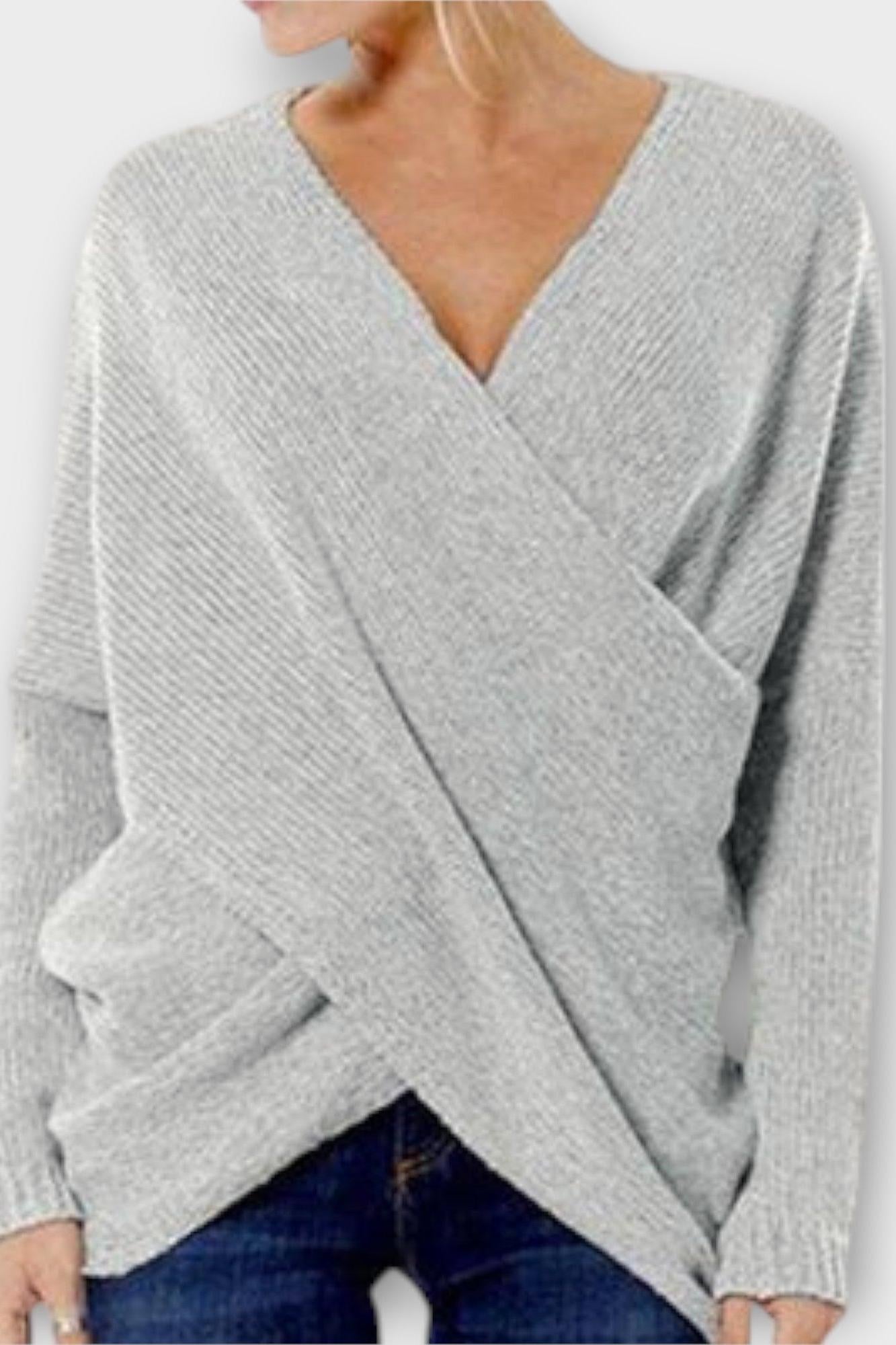 Olivia | V-izrez pulover