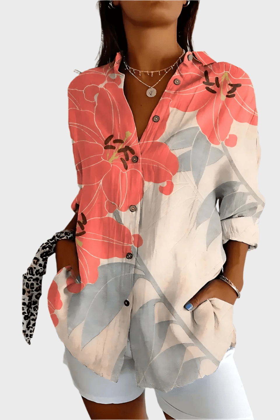 Rosa | Cvjetna košulja