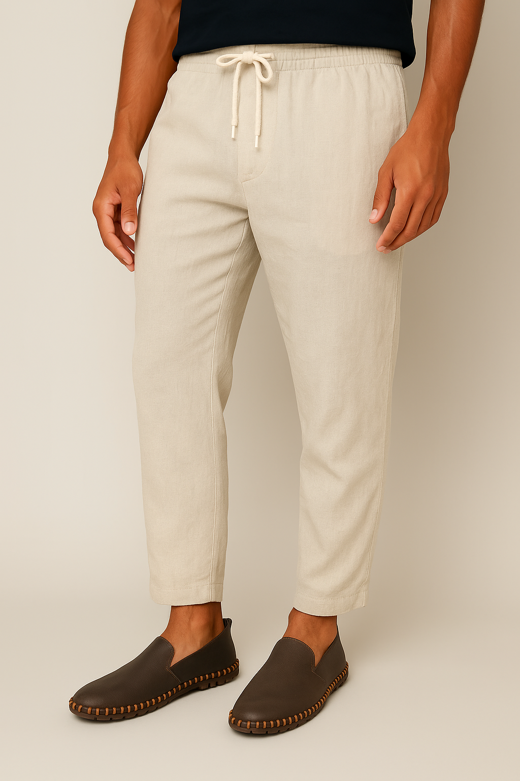 Santorini Kožne Loaferice